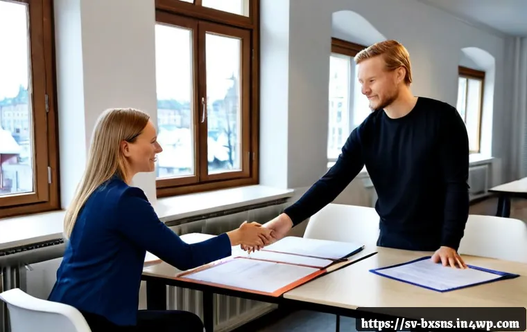 비즈니스 출구 전략의 유연성 확보 방안 - Photorealistic Nordic business meeting in a bright Stockholm-style office, diverse Swedish entrepren...